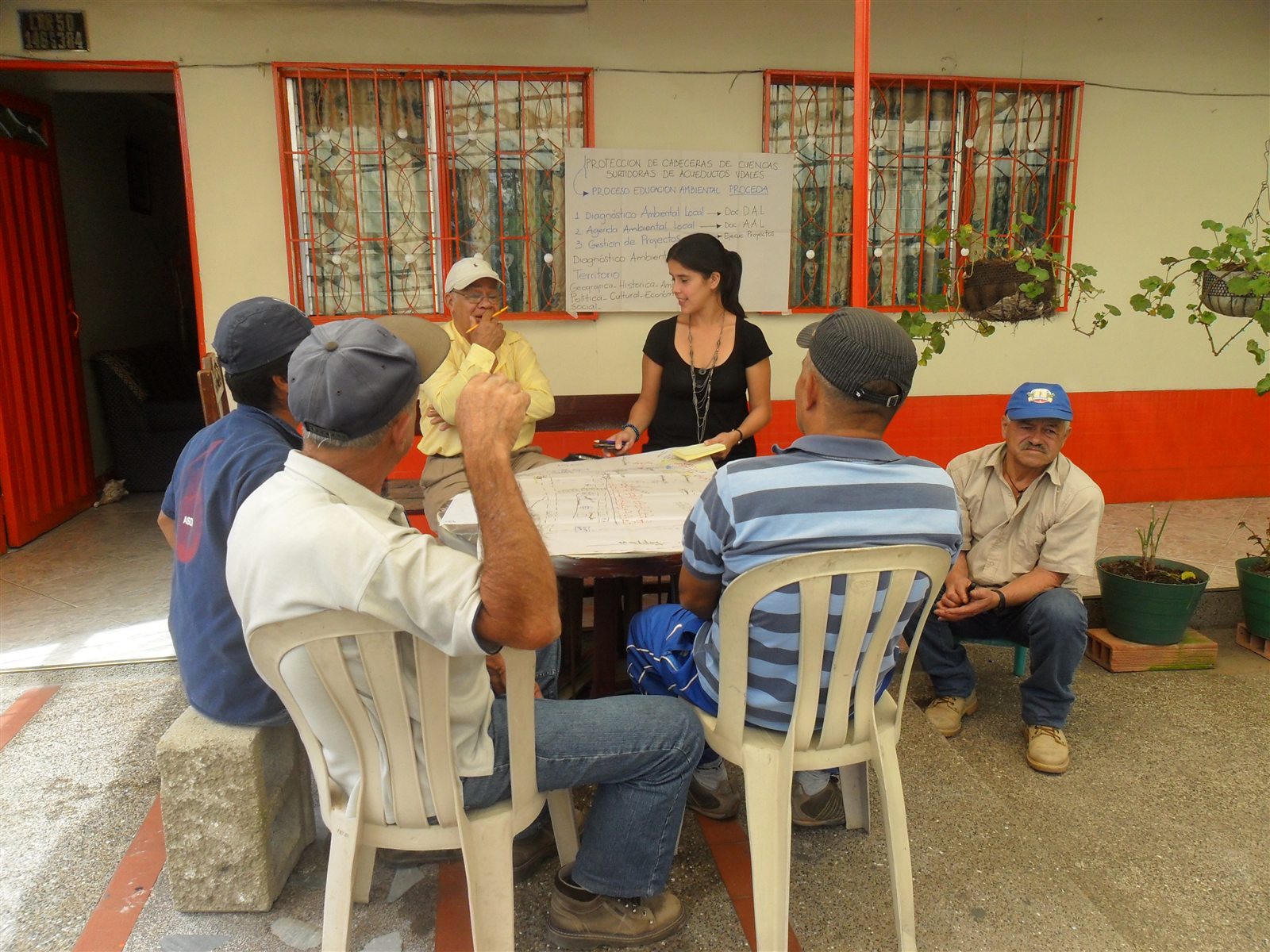 Mesa comunitaria de trabajo sobre protección de cuencas y educación ambiental